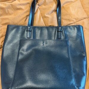 kate spade Pebbled Leather black Tote